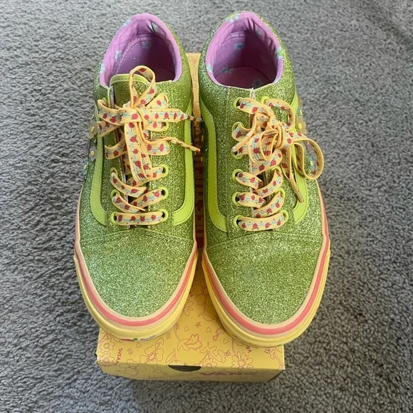 Vans x Susan Alexandra Old Skool Glitter Sneakers - Picture 3 of 6